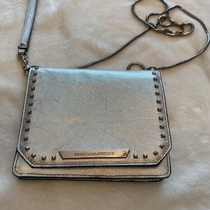 Authentic Rebecca Minkoff Silver wristlet